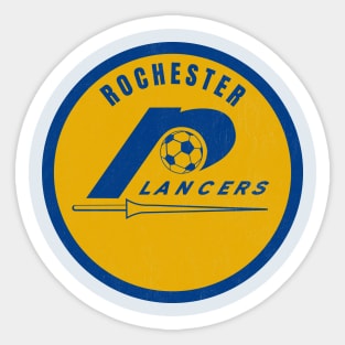 Defunct Rochester Lancers Soccer 1967 Sticker
